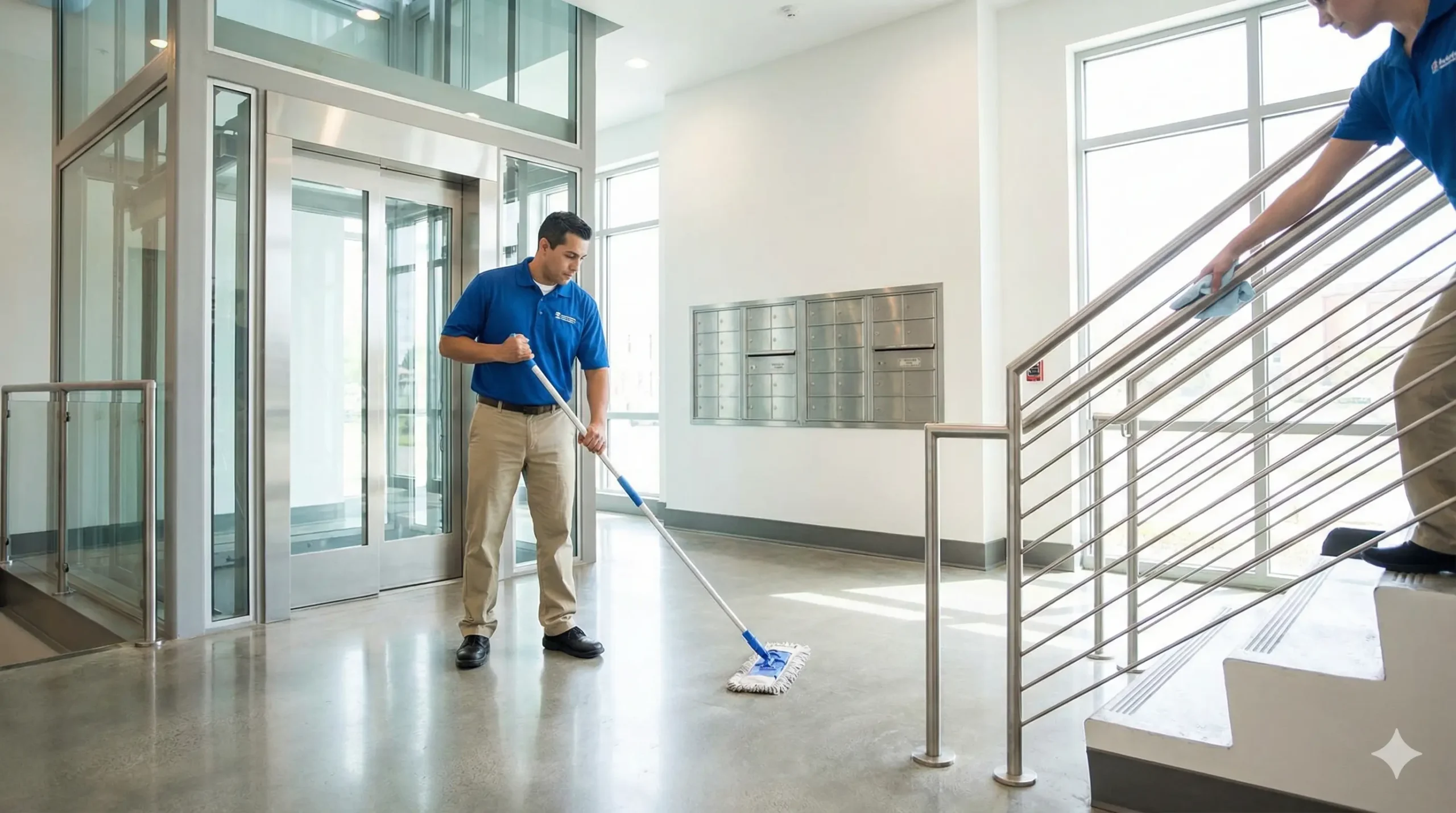 apartment common area cleaning